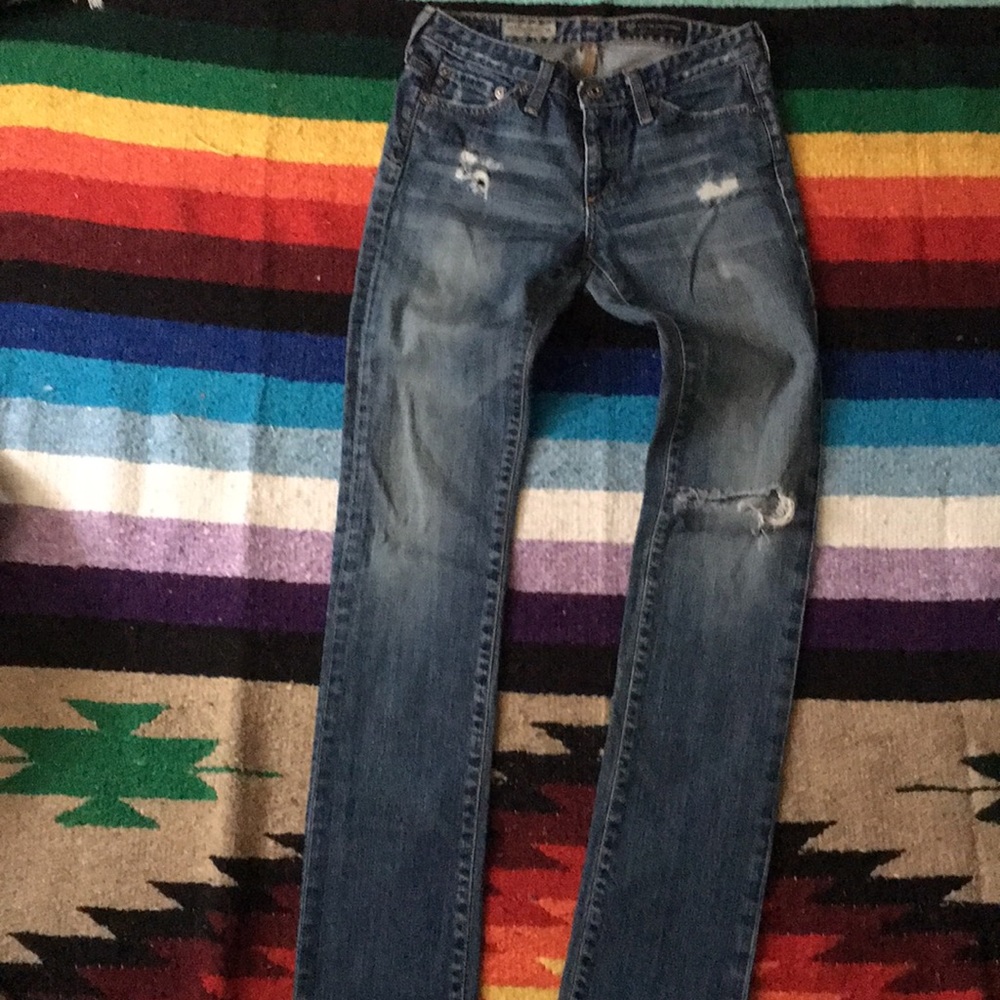 AG the Premiere Skinny Straight jeans